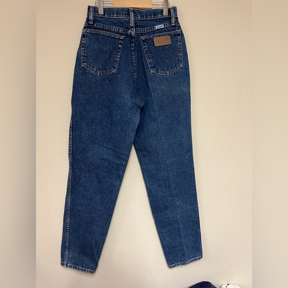 Wrangler Mom Straight Jeans Classic Blue Women's Jeans 5/6 - Picture 1 of 7